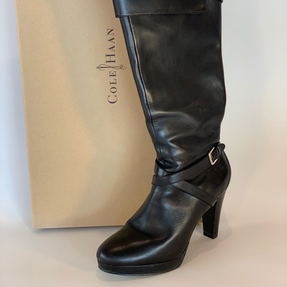 Cole Haan size 8.5 black boots